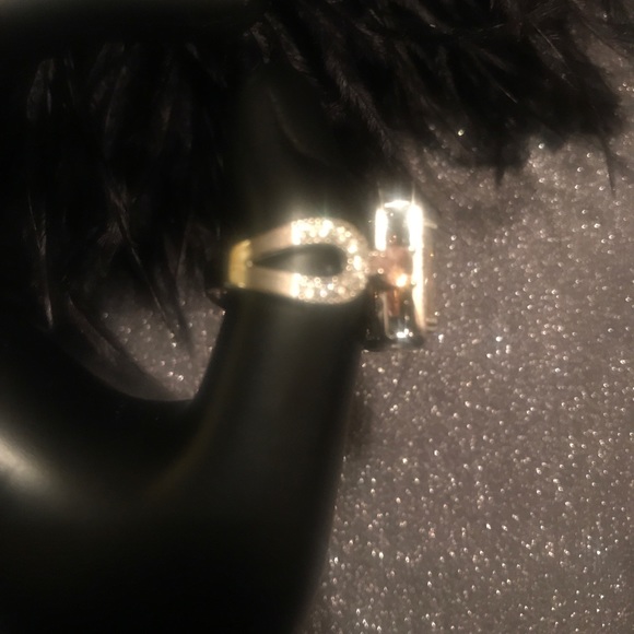 Psiroy Pink Stone & Silver Color Ring - Picture 2 of 7